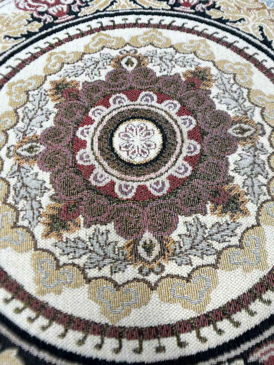 Luxurious Persian - style Jacquard Carpet