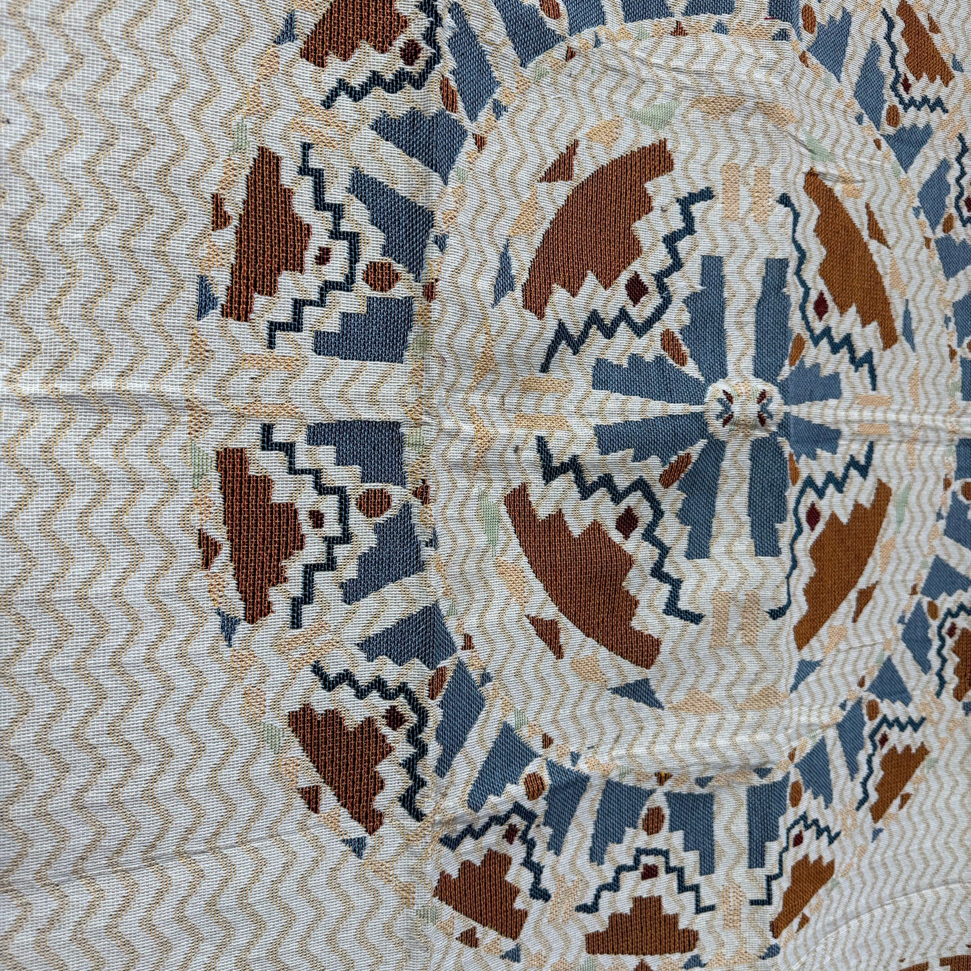 Geometric Mandala Woven Tapestry Blanket | Bohemian Southwestern Wall Decor - Fucolina