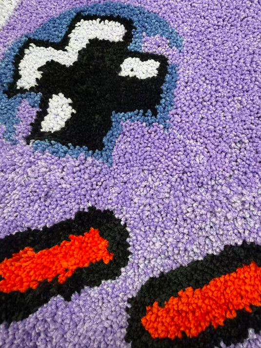 Vintage Game Console-shaped Flocked Carpet