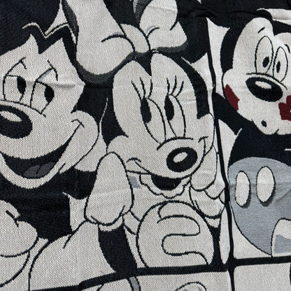 Mickey & Minnie Comic Panel Woven Tapestry | Vintage Disney Pop Art Blanket - Fucolina