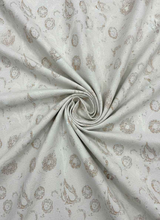 European Retro Paisley Pattern Chenille Jacquard Fabric