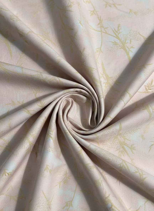 Zen Bamboo Branch Chenille Jacquard Fabric