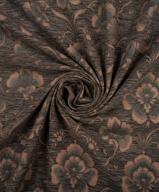 European palace large flower jacquard fabric