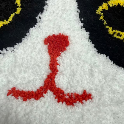Cute Cat Shaped Tufted Rug | Cartoon Cat Head Mat | Fun & Unique Accent Rug - Fucolina