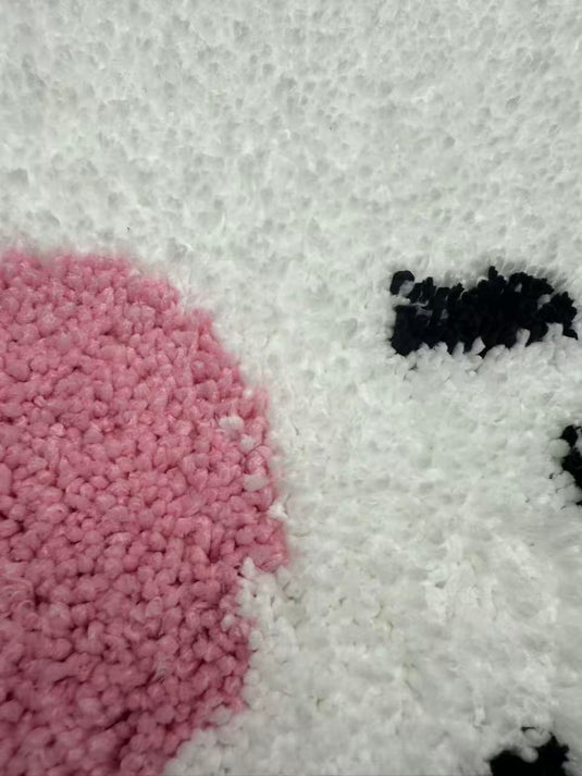 Healing Cute Teddy Bear Flocked Carpet