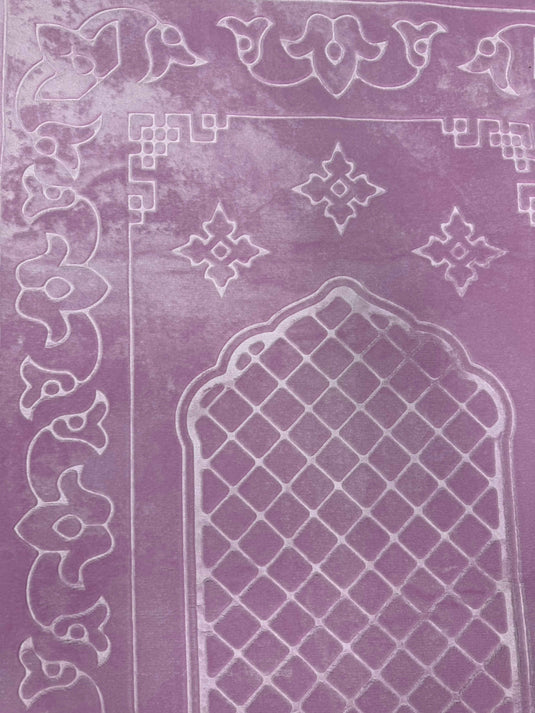Lavender Floral Arch Prayer Rug - Fucolina