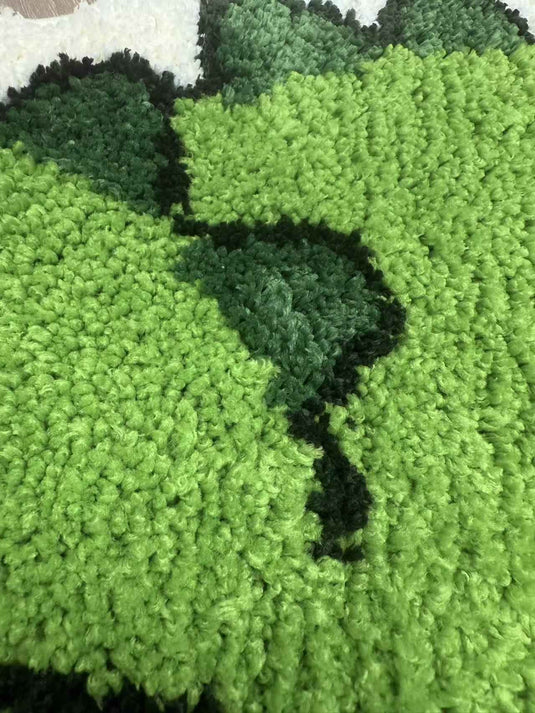 Cute Dinosaur-costumed Bear Flocked Carpet