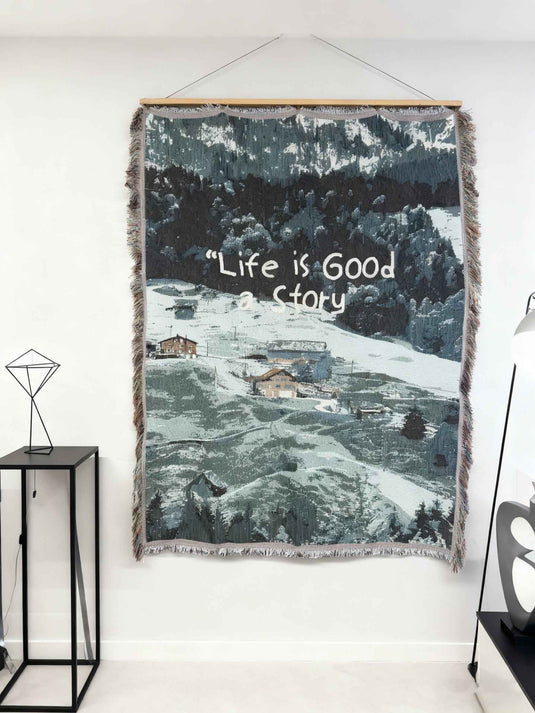 Healing Jungle Town Jacquard Tapestry