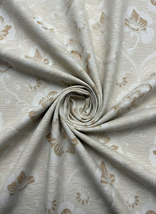 European palace large flower jacquard fabric