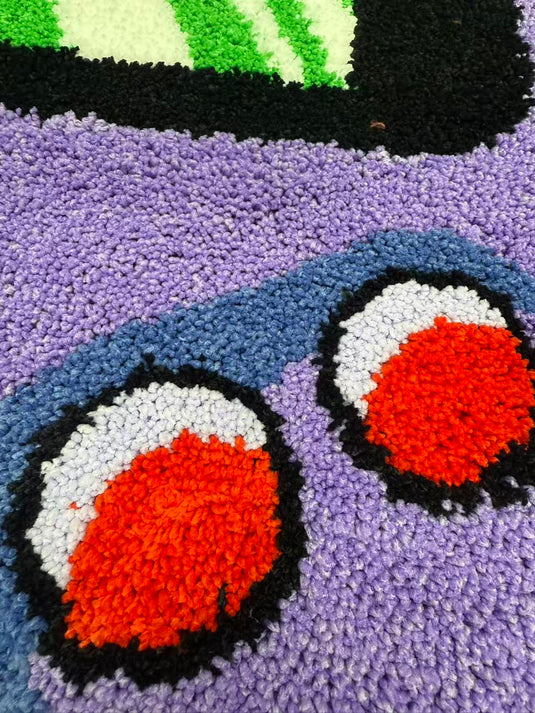 Vintage Game Console-shaped Flocked Carpet