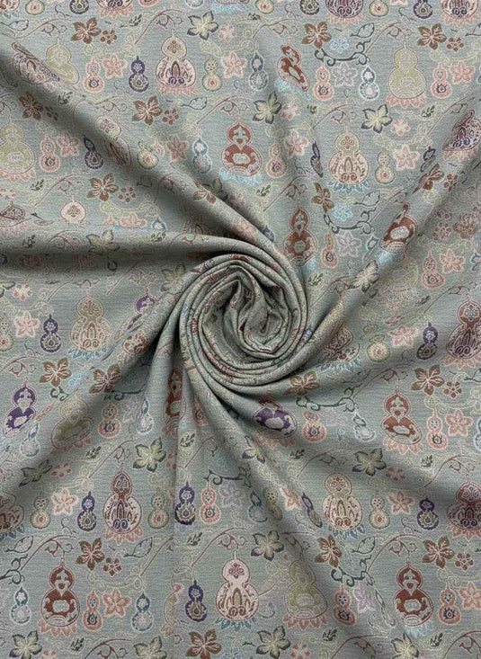 New Chinese style gourd pattern chenille jacquard fabric