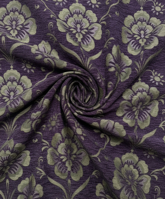 European palace large flower jacquard fabric