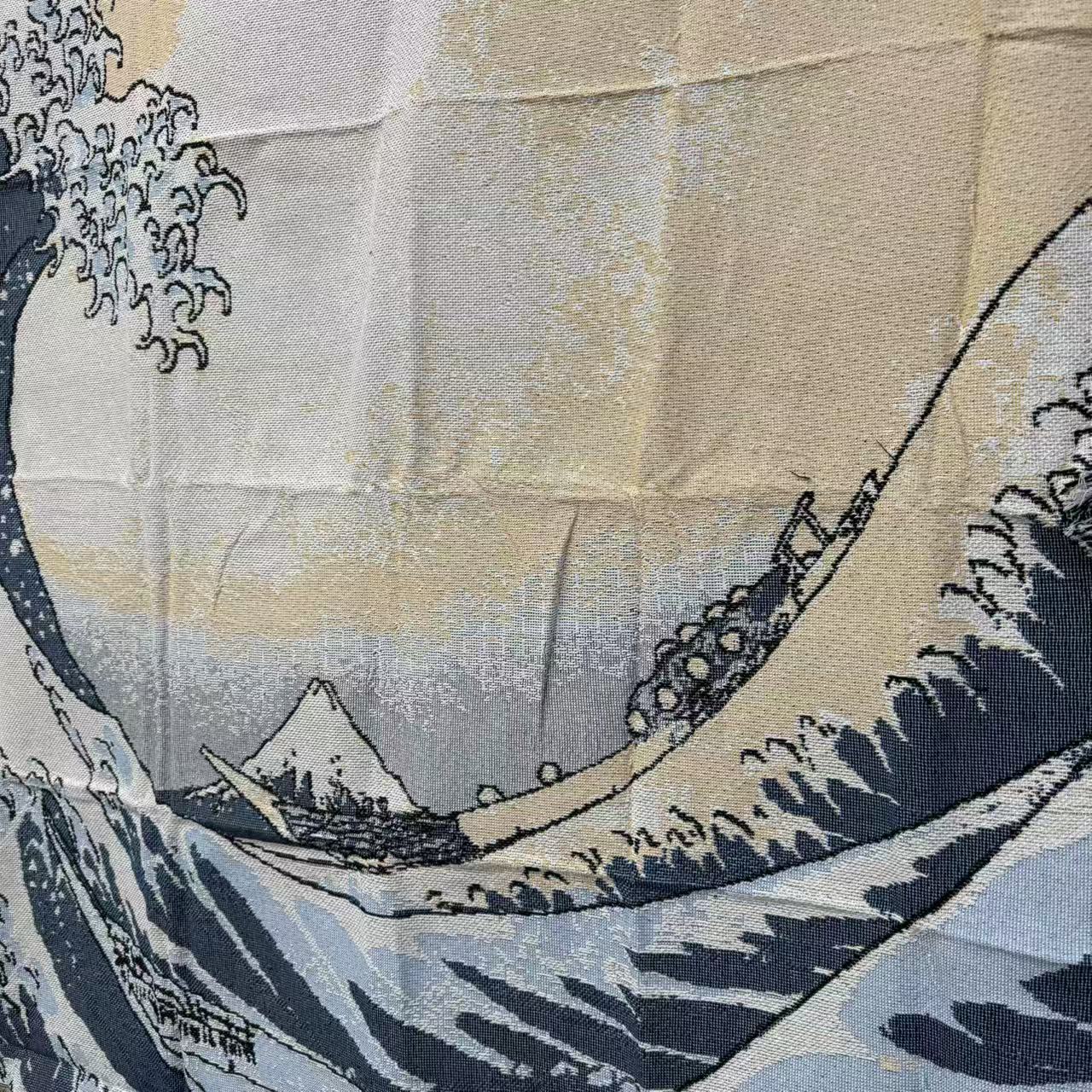 "The Great Wave off Kanagawa" Woven Tapestry | Hokusai Japanese Art Blanket - Fucolina