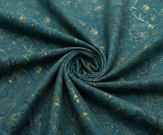 Persian Paisley Chenille Jacquard Fabric
