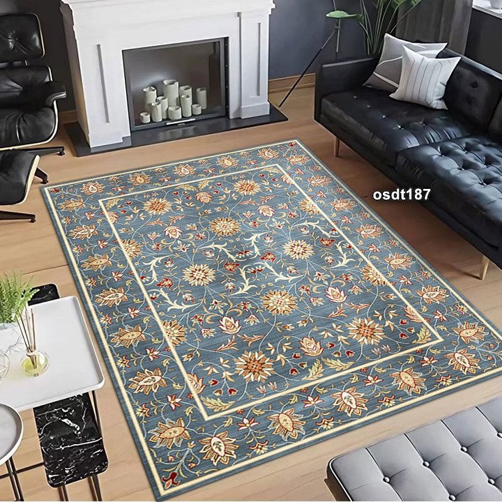 European Chenille Jacquard Area Rug - Fucolina