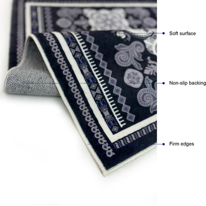 European Chenille Jacquard Area Rug - Fucolina