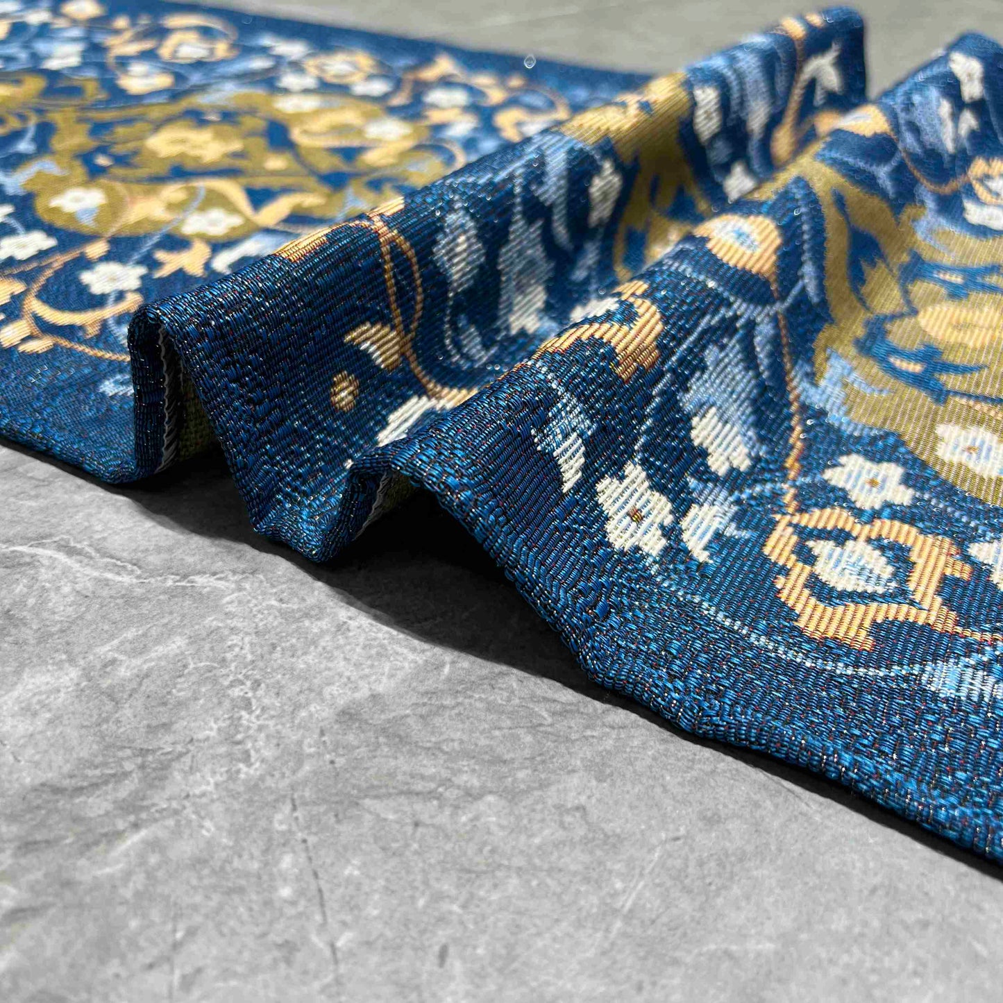 Middle Eastern Luxury Table Runner (Blue & Gold) - Fucolina