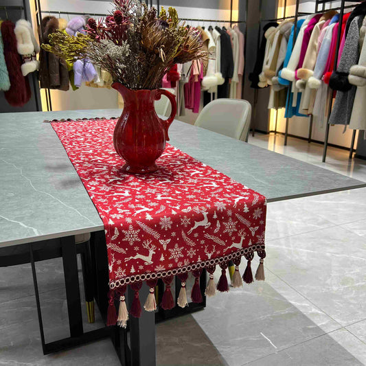 Christmas Table Runner (Reindeer) - Fucolina