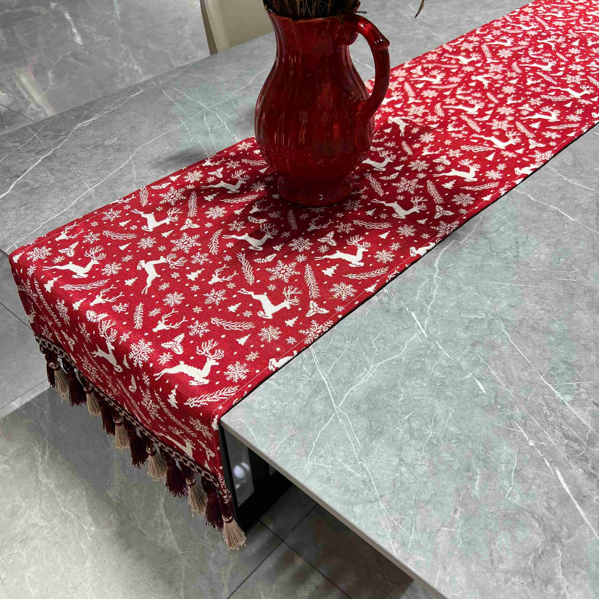 Christmas Table Runner (Reindeer) - Fucolina