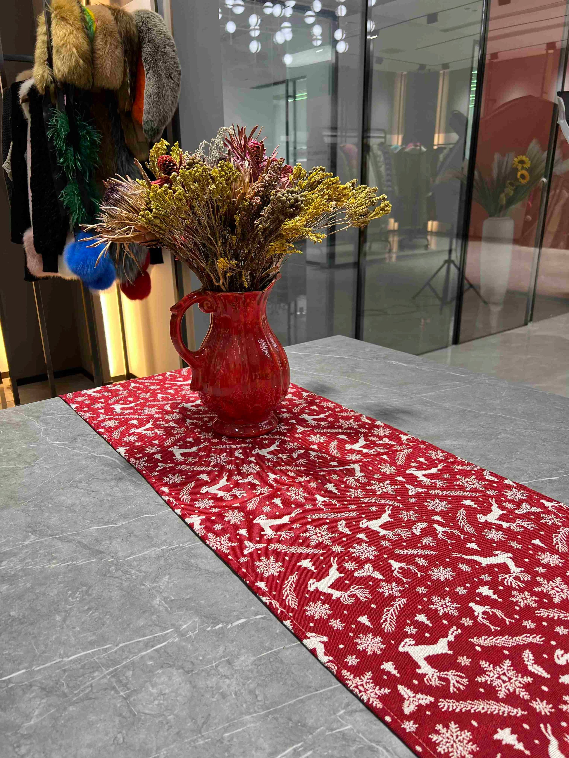 Christmas Table Runner (Reindeer) - Fucolina