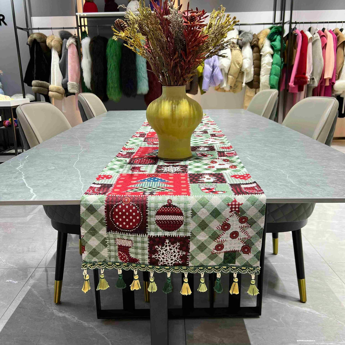 Christmas Table Runner (Patchwork) - Fucolina