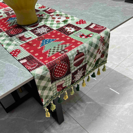 Christmas Table Runner (Patchwork) - Fucolina