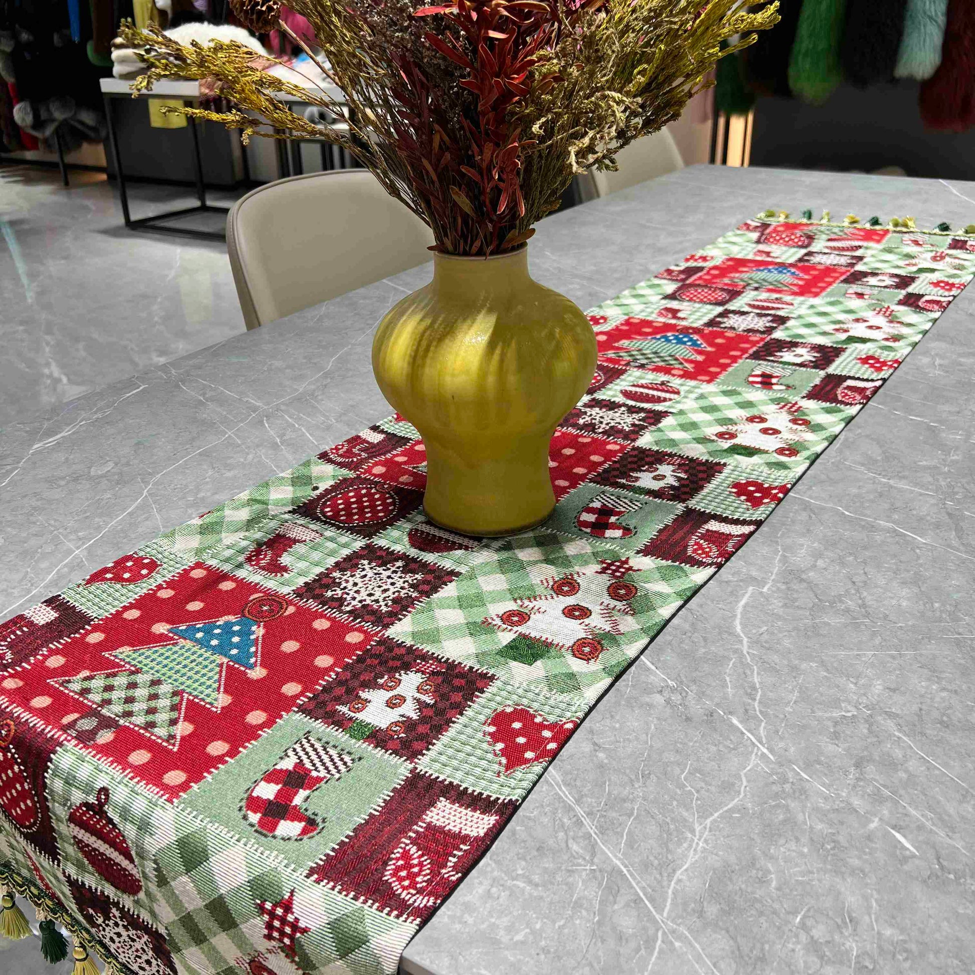Christmas Table Runner (Patchwork) - Fucolina