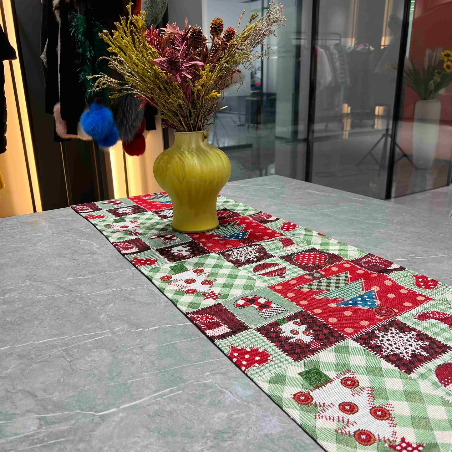 Christmas Table Runner (Patchwork) - Fucolina