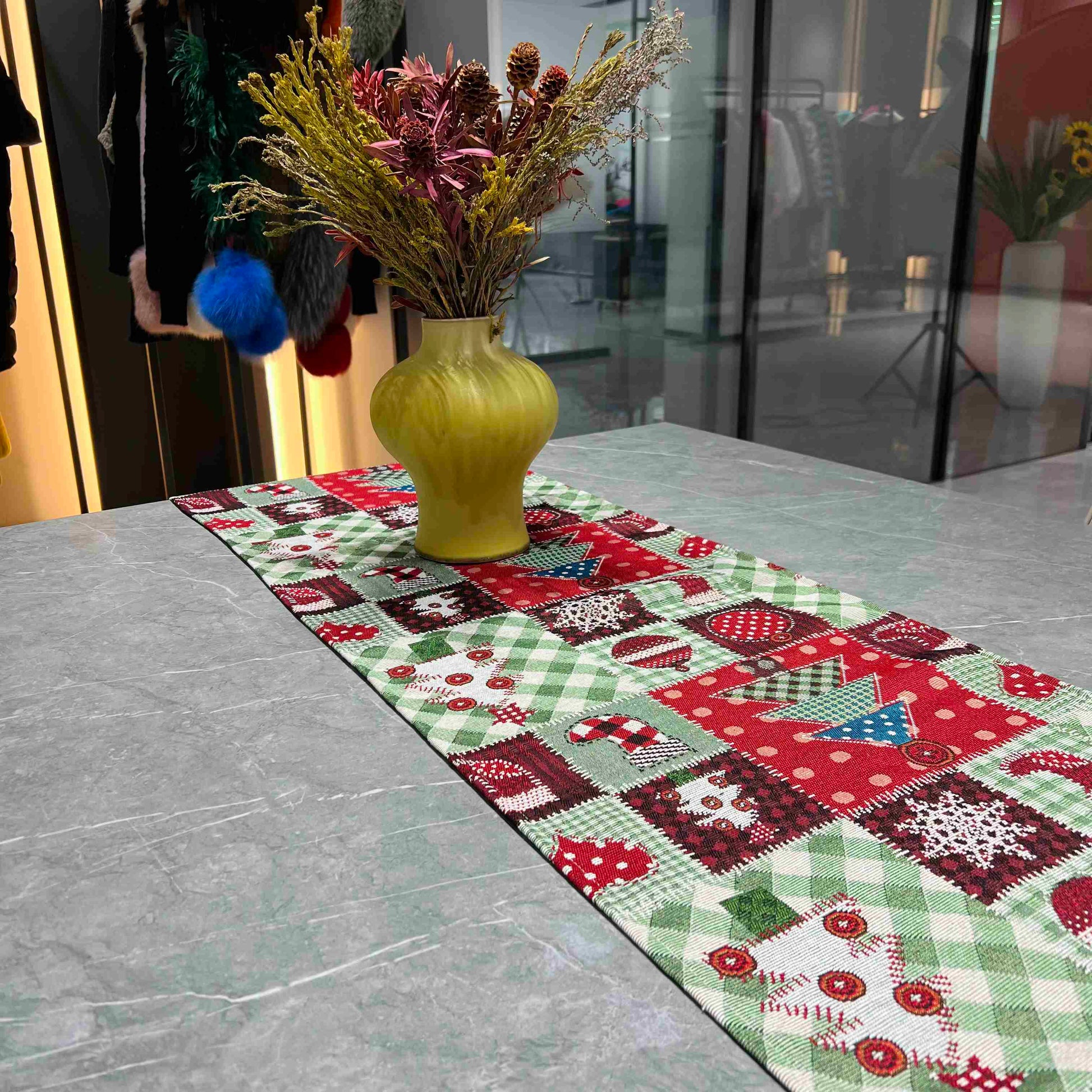 Christmas Table Runner (Patchwork) - Fucolina