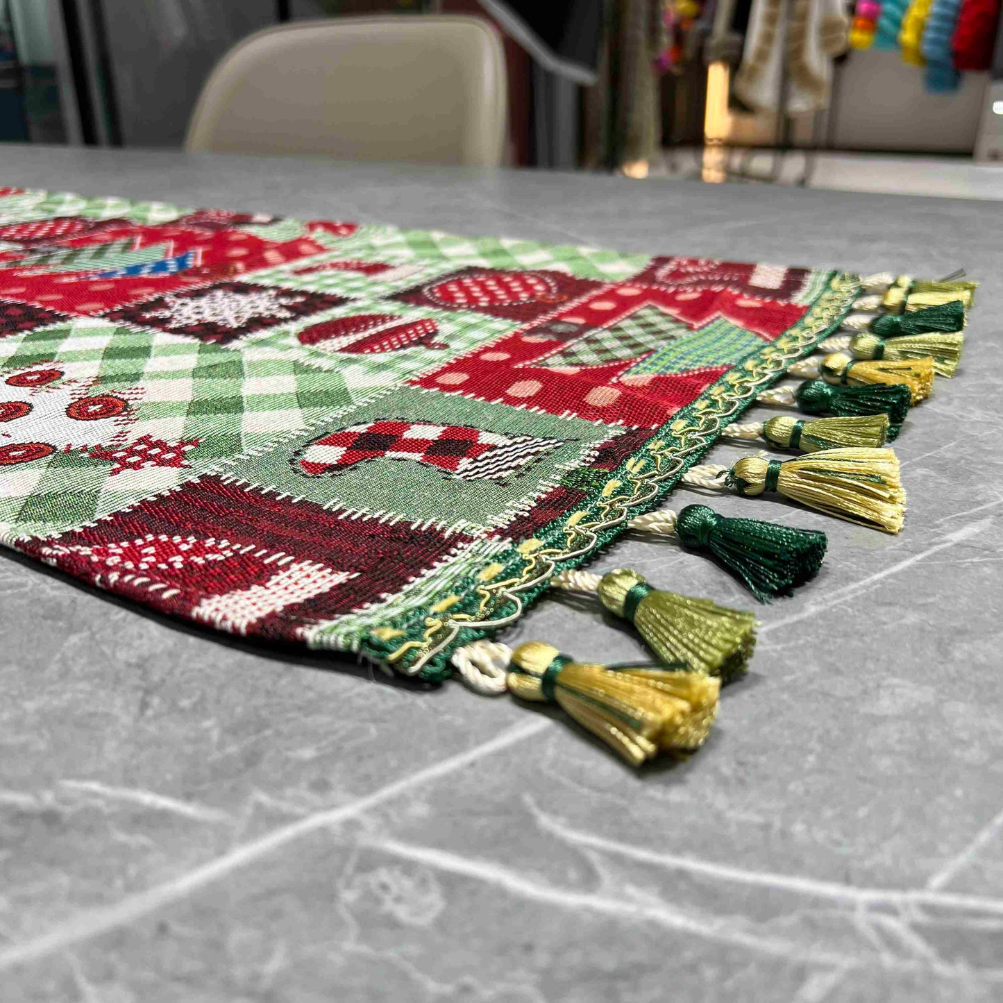 Christmas Table Runner (Patchwork) - Fucolina