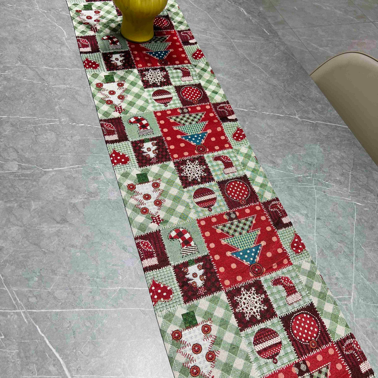 Christmas Table Runner (Patchwork) - Fucolina