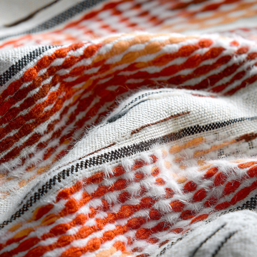 YS5033-7 Space-Dyed Handwoven-Style Fabric (Width 150cm) - Fucolina