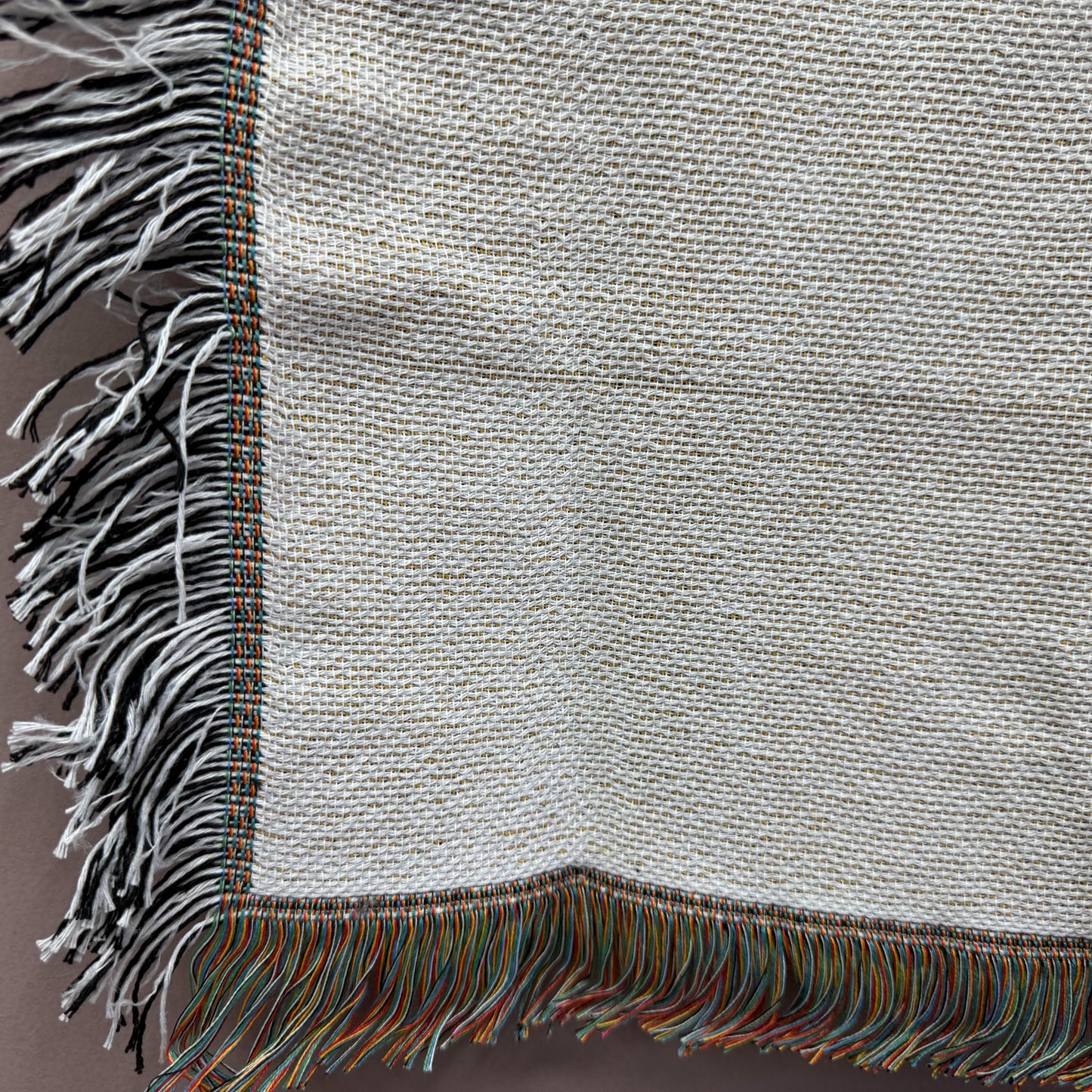 "Go Outside" Woven Tapestry Blanket | Wild & Free Mountain Desert Decor - Fucolina