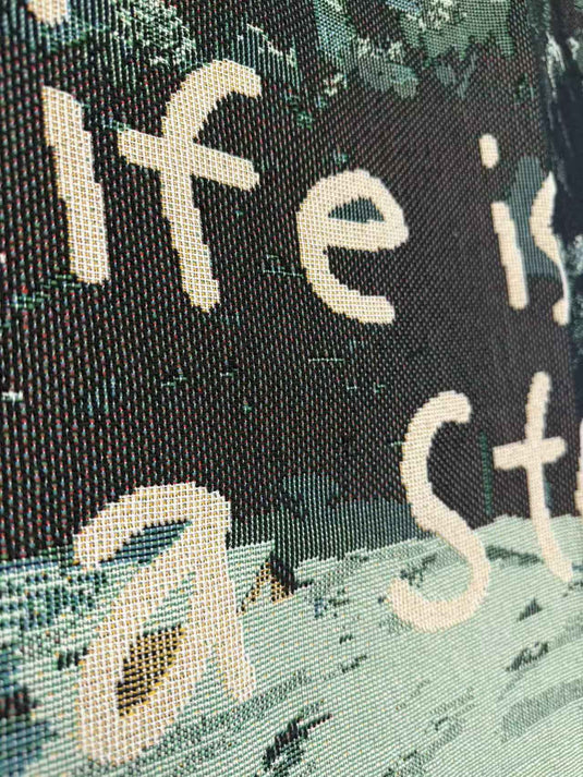 Healing Jungle Town Jacquard Tapestry