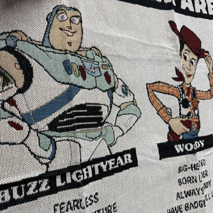 "Which Toy Story Character Are You?" Woven Tapestry | Pixar Fan Art Blanket - Fucolina