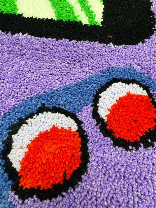 Vintage Game Console-shaped Flocked Carpet