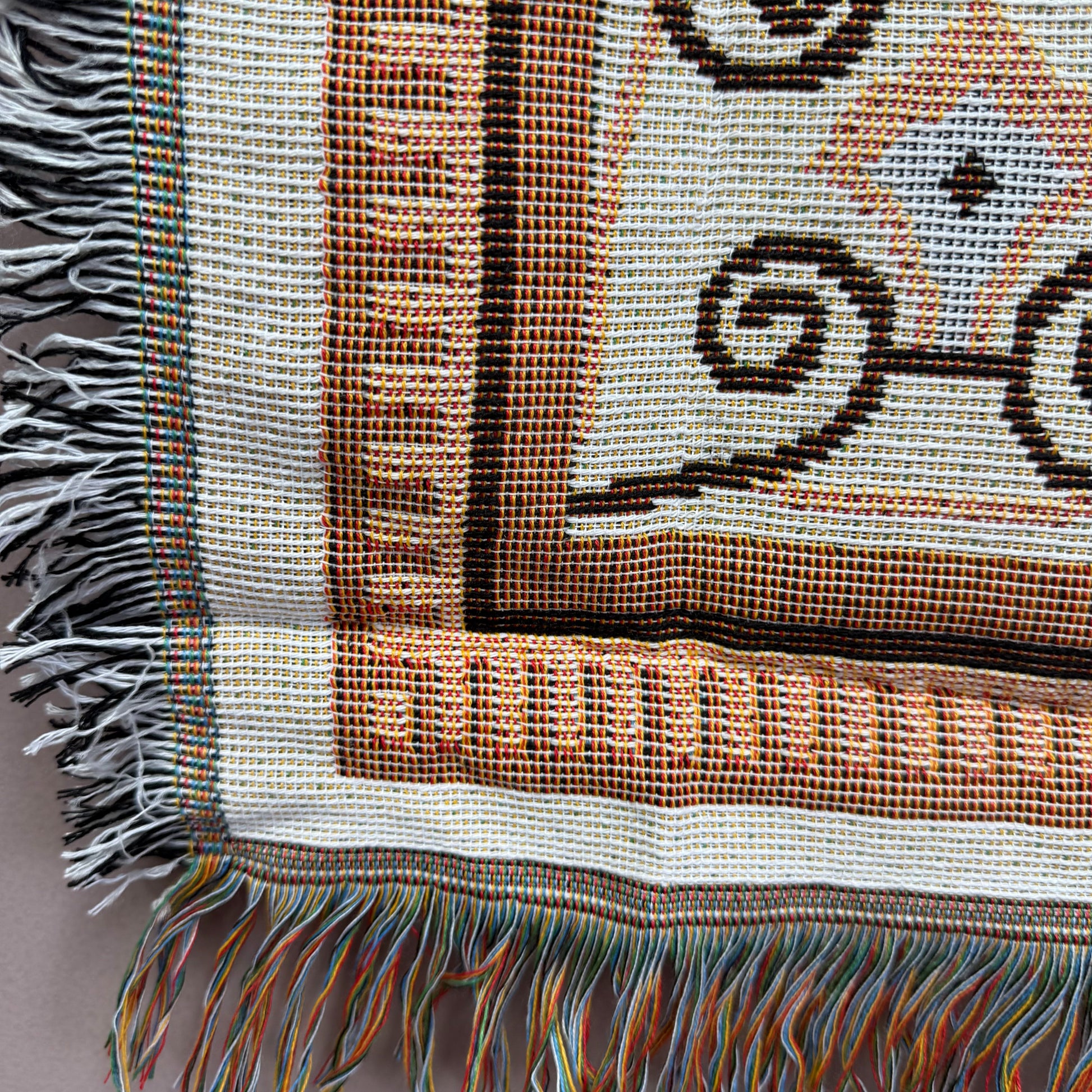 Bohemian Medallion Woven Tapestry Blanket | Persian Style Geometric Wall Decor - Fucolina