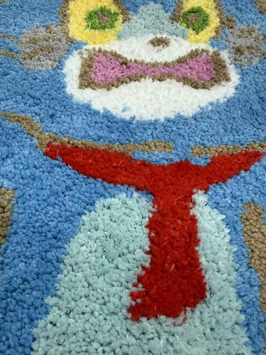 Chef Cat - shaped Flocking Carpet