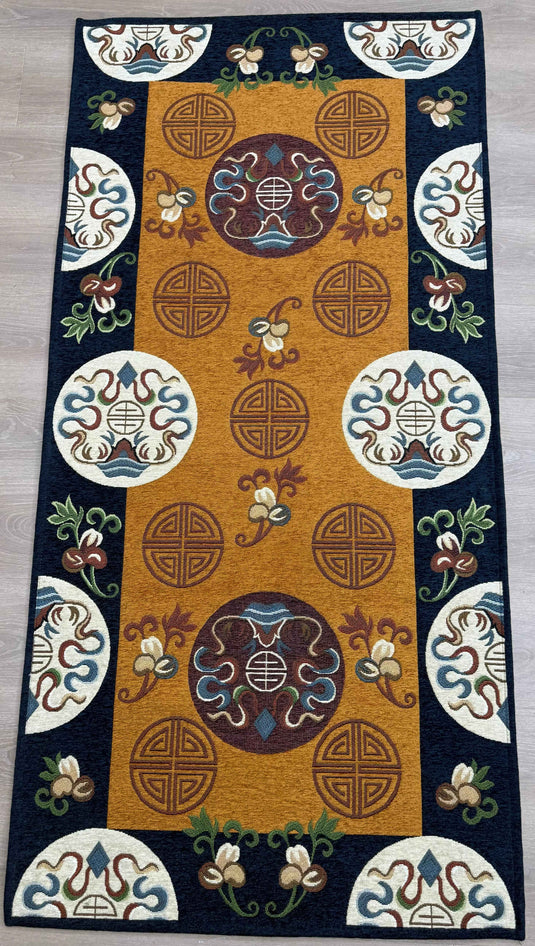 New Chinese Style Classical Jacquard Carpet