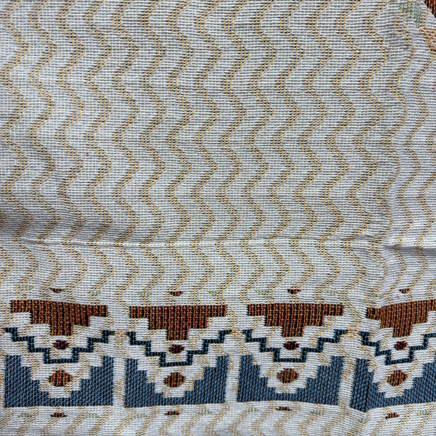 Geometric Mandala Woven Tapestry Blanket | Bohemian Southwestern Wall Decor - Fucolina