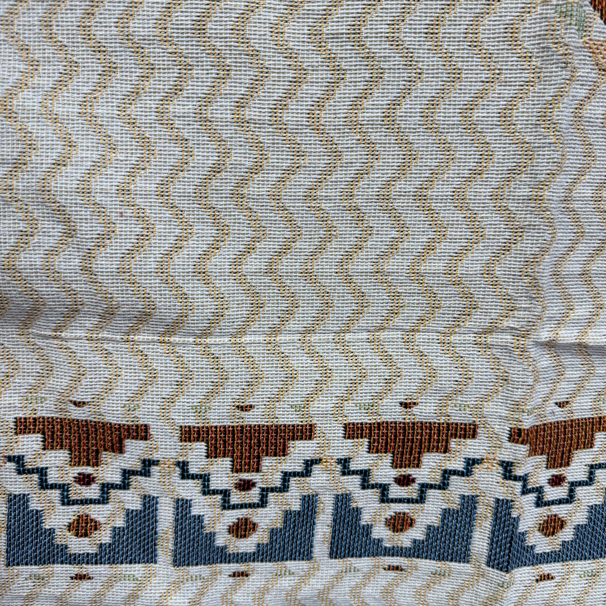 Geometric Mandala Woven Tapestry Blanket | Bohemian Southwestern Wall Decor - Fucolina