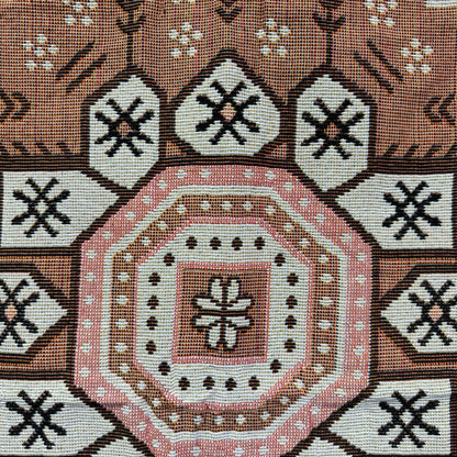 Bohemian Medallion Woven Tapestry Blanket | Persian Style Geometric Wall Decor - Fucolina