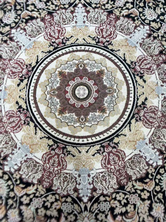 Luxurious Persian - style Jacquard Carpet