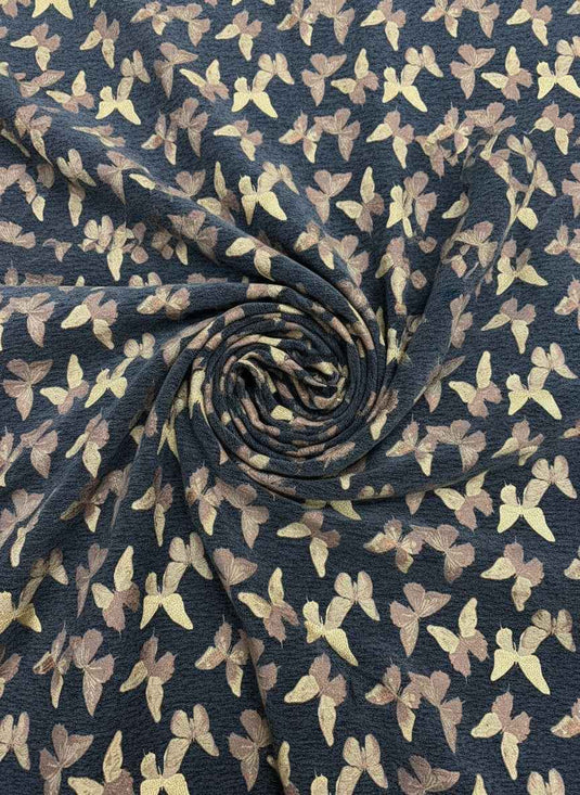 Butterfly Dance Chenille Jacquard Fabric