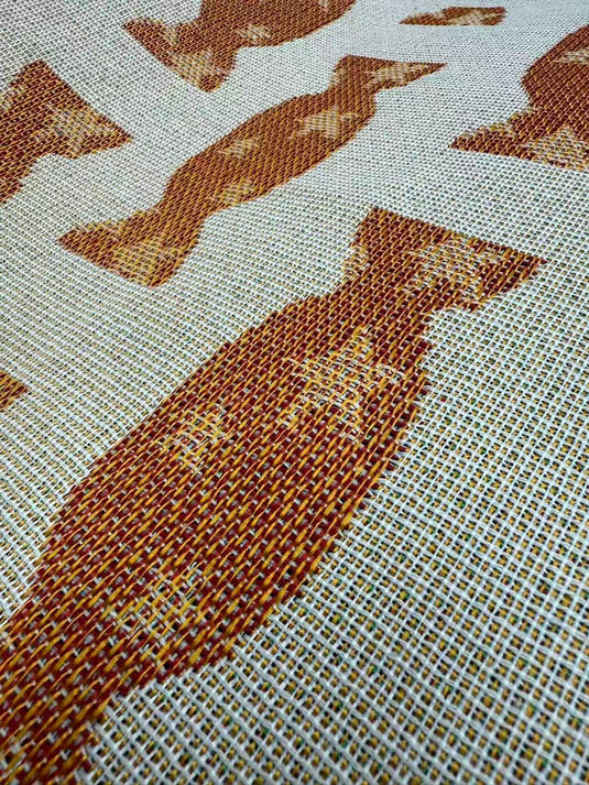 Christmas themed jacquard sofa blanket - Fucolina