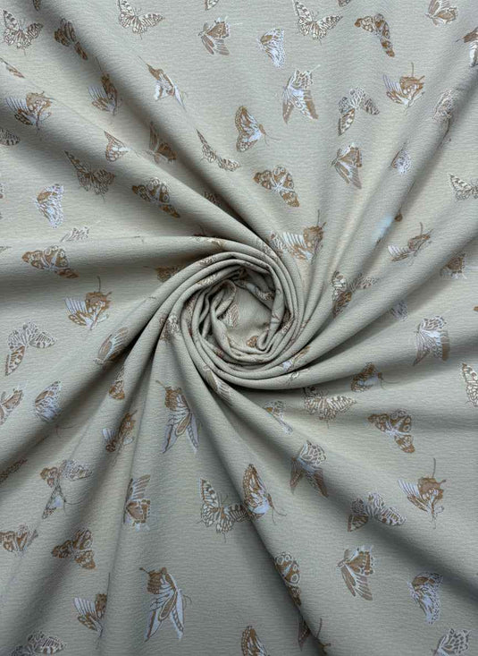 Childlike Butterfly Pattern Chenille Jacquard Fabric