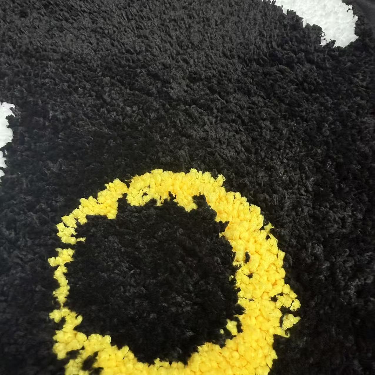 Cute Cat Shaped Tufted Rug | Cartoon Cat Head Mat | Fun & Unique Accent Rug - Fucolina