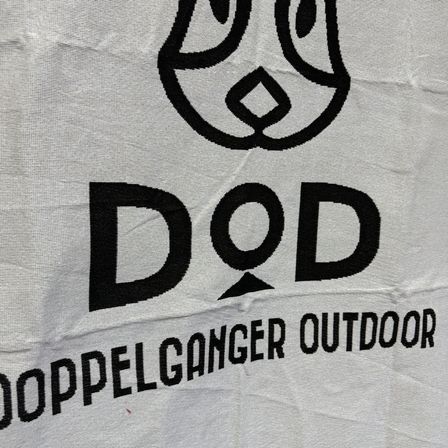 DOD (Doppelganger Outdoor) Logo Woven Blanket | Camping & Outdoor Brand Tapestry - Fucolina