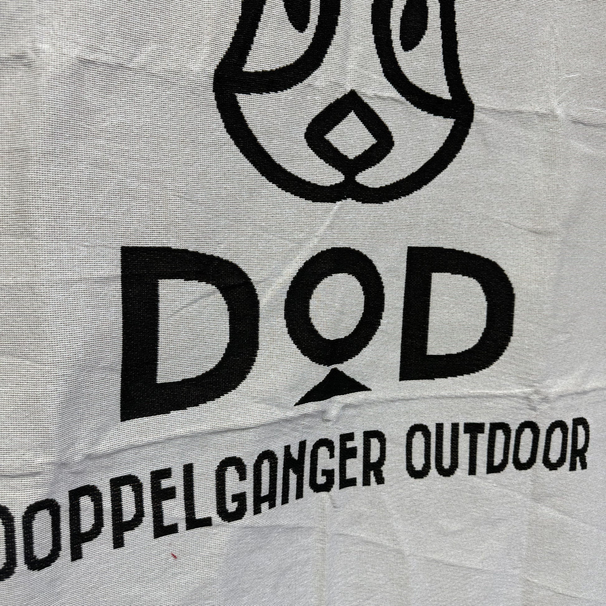 DOD (Doppelganger Outdoor) Logo Woven Blanket | Camping & Outdoor Brand Tapestry - Fucolina