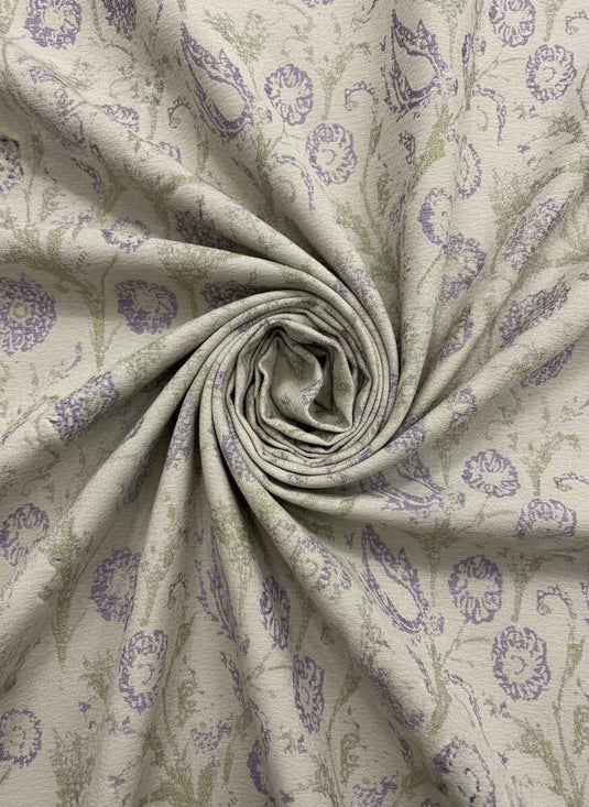 European Retro Paisley Pattern Chenille Jacquard Fabric